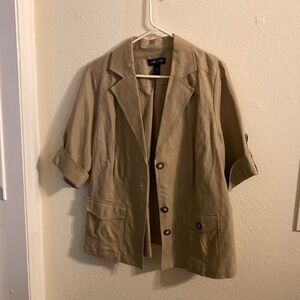 NWOT Lane Bryant khaki jacket 18/20